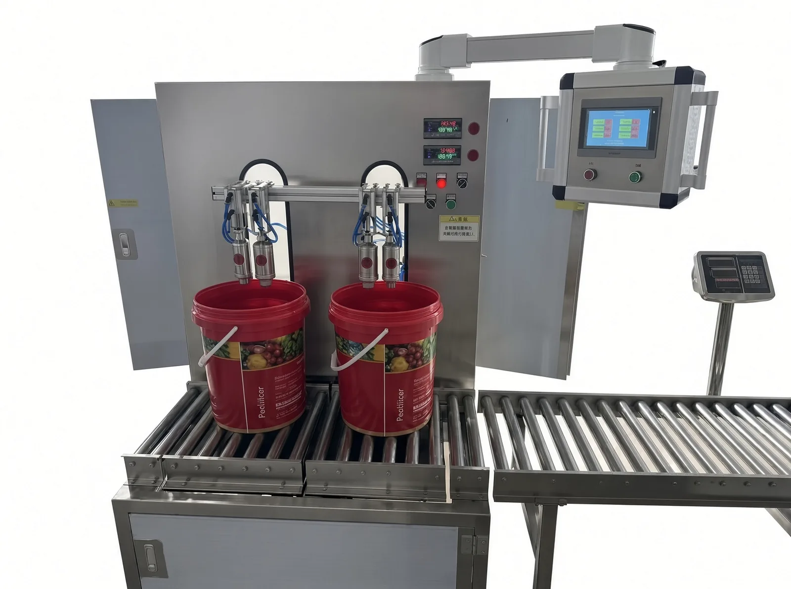 2-head high-viscosity liquid filler