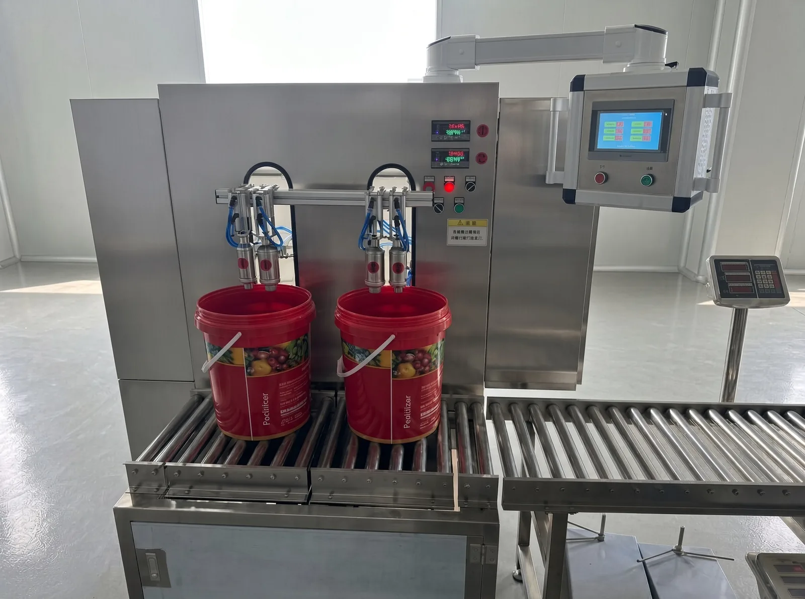 2-head high-viscosity liquid filler